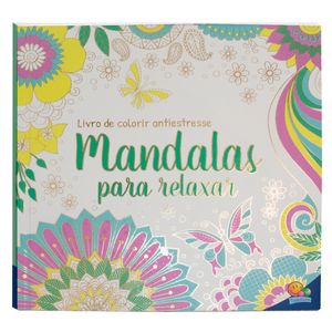 Livro P/ Colorir Mandalas 24,5x25cm Em Papel Todo Livro
