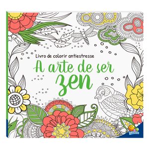 Livro P/ Colorir Arte Zen 24,5x25cm Em Papel Todo Livro