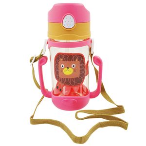 Garrafa Infantil C/ Alça 400ml Em Plástico Top Util