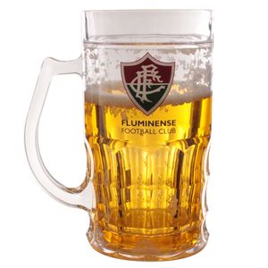 Caneca P/Chopp Gel Térmico Fluminense 400ml Em Plástico Mileno