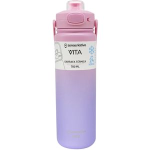 Garrafa Térmica Vita Por Do Sol 700ml em Aço Inox Zona Criativa