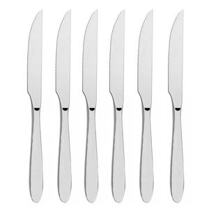 Jogo De Facas 22cm em Aço Inox Megagift