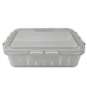 Cesto Organizador C/ 2 Divisórias 23,5x16,5cm em Plástico Top Rio