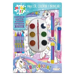 Livro Mega Kit Unicórnio em Papel Magic Kids