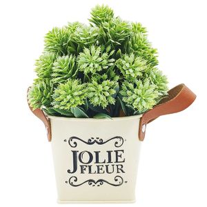 Vaso Decorativo C/ Planta Artificial 16cm em Plástico Moment