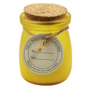 Vela Decorativa Aromática 8x5,5cm Em Parafina Cascavel