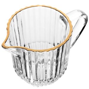 Leiteira Imperatriz C/ Fio de Ouro 220ml em Vidro Wolff