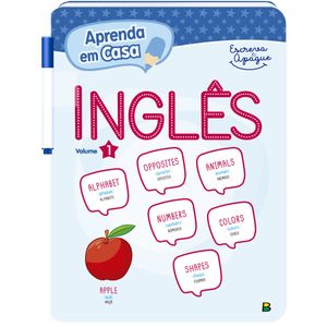 Livro Aprenda Inglês em Casa 27x20cm Todo Livro