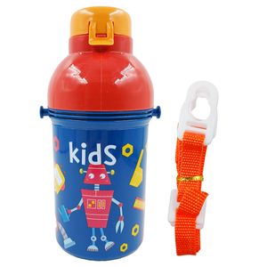 Garrafa Infantil C/ Alça 450ml em Plástico Wellmix