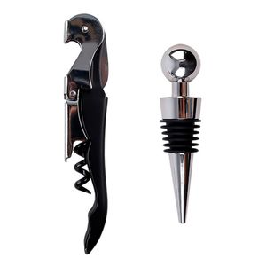 Kit P/ Vinho 2 Peças 14x10cm em Metal Wellmix