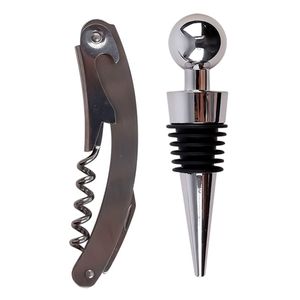Kit P/ Vinho 2 Peças em Metal Wellmix