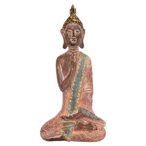 Buda Decorativo 22cm em Resina Brascontinental