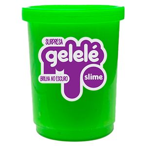 Slime Brilha No Escuro Cores Surpresas 110g Gelelé
