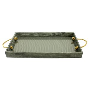 Bandeja Retangular Decorativa 40x20cm em MDF Casita