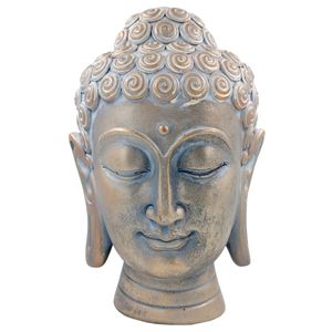 Cabeça Buda Decorativa 23cm em Resina NewWay