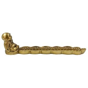 Porta Incenso Buda 20x5cm em Resina NewWay