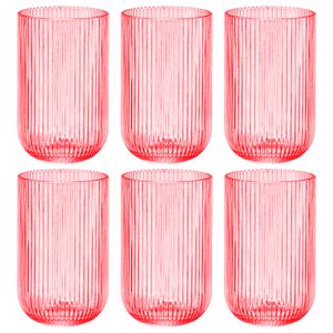 Jogo de Copos Versalhes 6 Peças 460ml em Vidro Kehome