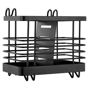 Porta Talher Duplo 13x10x12,5cm em Metal Clink