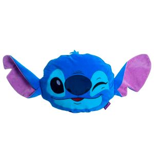 Almofada Manta Stitch 2 em 1 C/ Zíper 30x35cm em Poliéster Zona Criativa