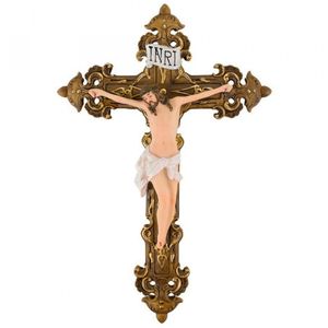 Jesus Crucificado 30cm em Resina Taimes