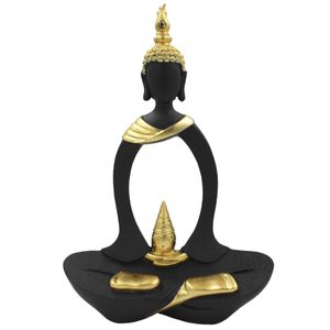 Buda Decorativo 34cm em Resina Taimes