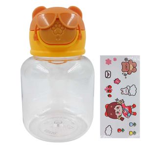 Garrafa infantil C/ Canudo 600ml em Plástico Koya