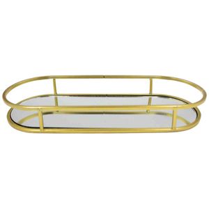 Bandeja Espelhada Decorativa 30x12 em Vidro Y888