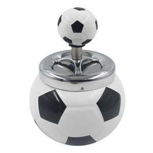 Cinzeiro Bola C/ Tampa 13cm em Cerâmica Yins