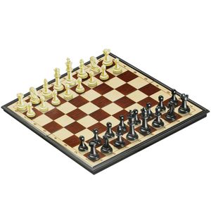 Jogo De Xadrez 2 Em 1 30X30cm Em Plástico MB