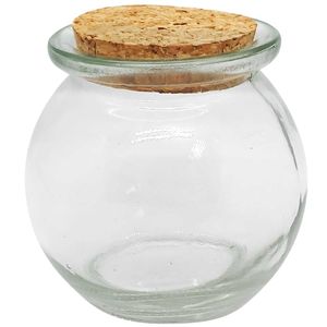 Pote C/ Tampa Cortiça 200ml em Vidro Livon