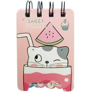Bloco de Anotação Gato 9,3cm em Papel Livon