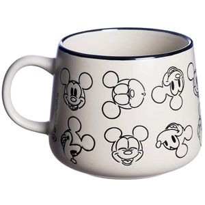 Caneca Moma Mickey Mouse 500ml em Cerâmica Zona Criativa