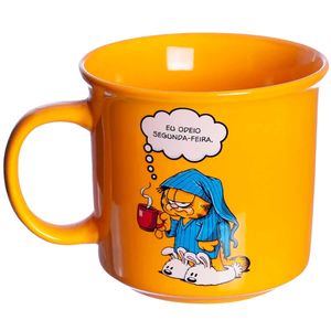 Caneca Tom Garfield 350ml em Cerâmica Zona Criativa