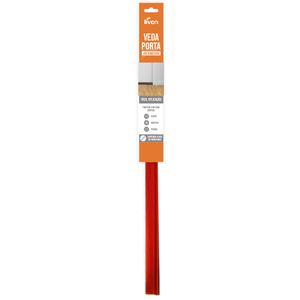 Protetor Veda Porta Auto Adesivo 1,00x3,6cm em Plástico Livon