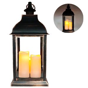 Lanterna Decorativa Led 56cm em Plástico Brascontinental