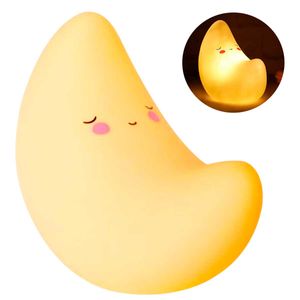 Luminária Infantil Lua 12,5cm em Plástico Livon