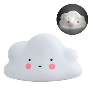 Luminária Infantil Nuvem 8,5x14,5cm em Plástico Charti