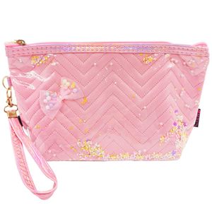 Nécessaire Estrelas C/ Alça 13,5x23,5cm em Poliéster Rubys