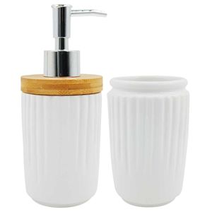 Kit Banheiro 2 Peças em Cerâmica Top Útil