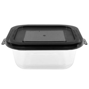 Pote Hermético Quadrado 800ml em Vidro Original