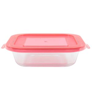 Pote Hermético Retangular C/ Tampa 1040ml em Vidro Original