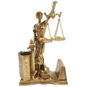 Dama da Justiça Decorativa 20cm em Resina Youbai