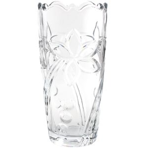 Vaso Flores Decorativo 20,5cm em Vidro Dagia