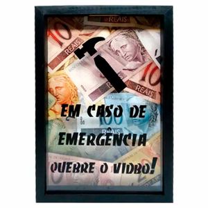 Quadro Cofre 22x32cm em Madeira Vipa