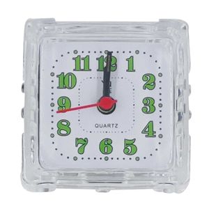 Relógio de Mesa Quadrado 7x7cm em Plástico Imporiente