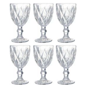 Jogo de Taças P/ Licor Diamond 6 Peças 50ml em Vidro Kehome