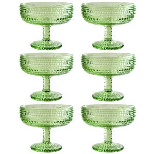 Jogo de Taças P/ Sobremesa Pérola 6 Peças 310ml em Vidro Kehome