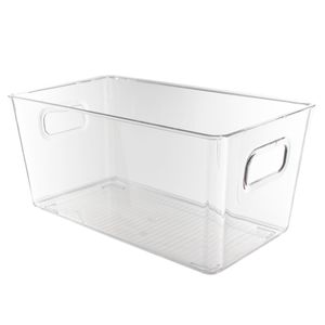 Caixa de Armazenamento C/ Alça 24x13cm em Plástico Monaliza