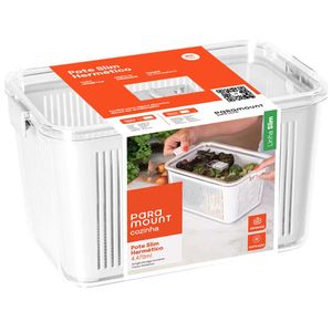 Pote Slim Hermético 4470ml em Plástico Paramount Plásticos