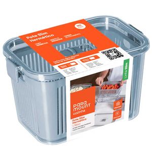 Pote Slim Hermético 1780ml em Plástico Paramount Plásticos